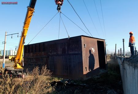 Полоса отвода ржд гаражи